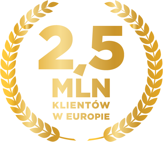 2.5 miliona Klientów